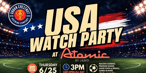 USA Watch Party @ Atomic By Jamo