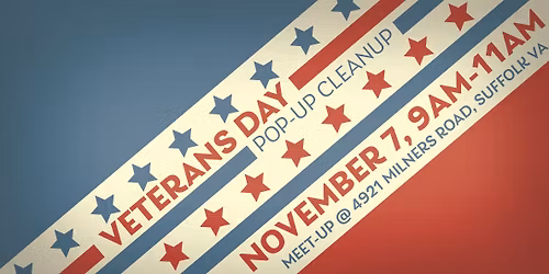 Veterans Day Pop-up Cleanup