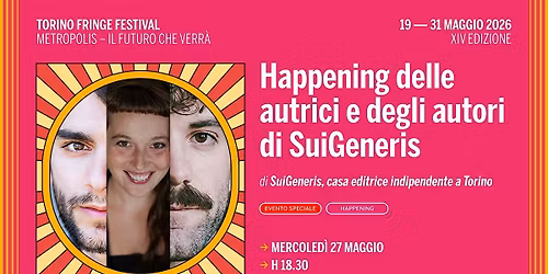 Happening delle autrici e degli autori di SuiGeneris