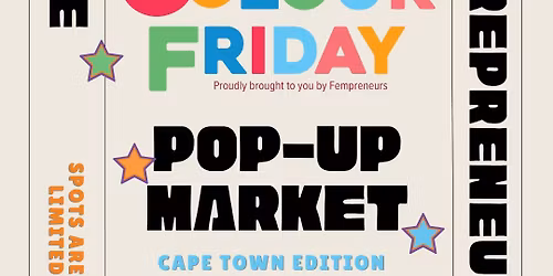 #ColourFriday\ud83c\udf08 Pop-up Market