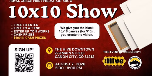 10x10 Canvas Show | First Friday Art Show Series