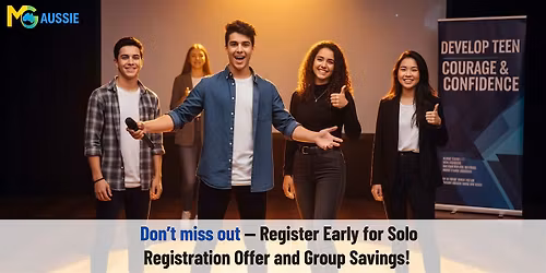 Develop Teen Courage & Confidence \u2013 1 Day Workshop in Cairns