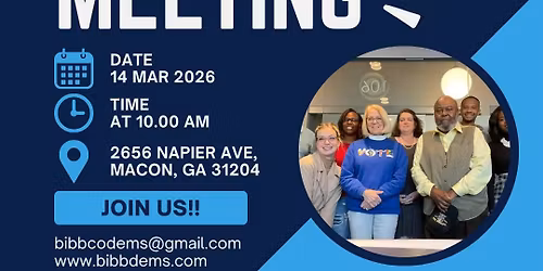 Monthly Meeting - Macon-Bibb Democrats