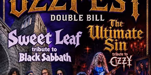 sweet leaf tribute to Black sabbath and Ultimate Sin tribute to ozzy art Wicked Clifton Park ny