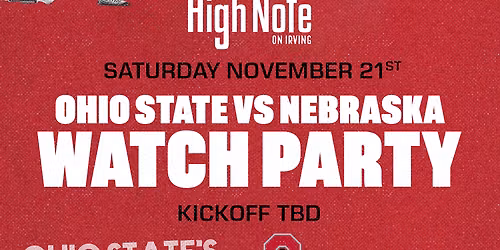 Ohio State vs Nebraska Watch Party