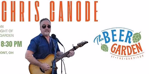 Chris Canode in the Beer Garden