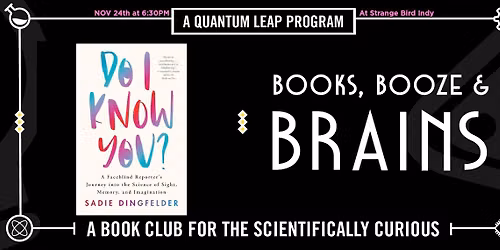 Books, Booze, and Brains: Do I Know You?