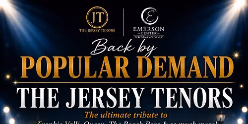 Greer Cabaret Theater - The Jersey Tenors (Back By Popular Demand!)