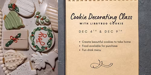Cookie Decorating with LibbyBug Cookies