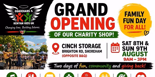 Charity shop grand opening & family fun day