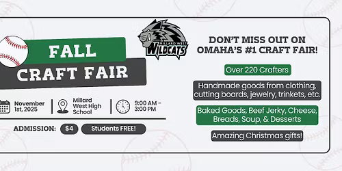 Fall 2026 Millard West Craft Fair