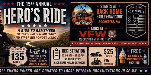 15th Annual Hero's Ride