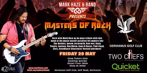 Mark Haze presents Masters of Rock at Hermanus Golf Club