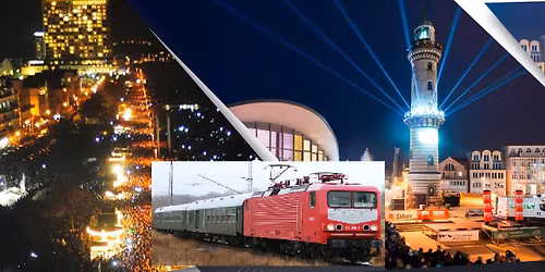 WARNEM\u00dcNDE - Sonderzug zum Warnem\u00fcnder Turmleuchten