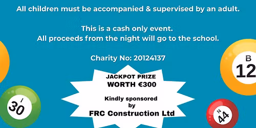 Bingo Night Fundraiser for Nagle Rice Primary School