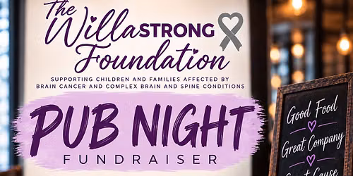 WillaSTRONG Pub Night Fundraiser