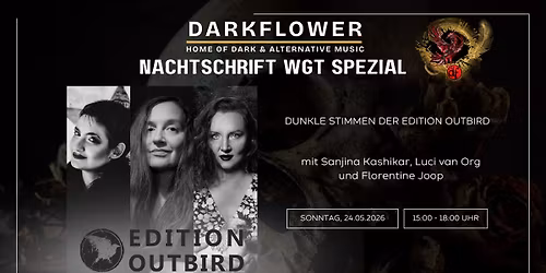 "Nachtschrift" mit Sanjina Kashikar, Luci van Org und Florentine Joop