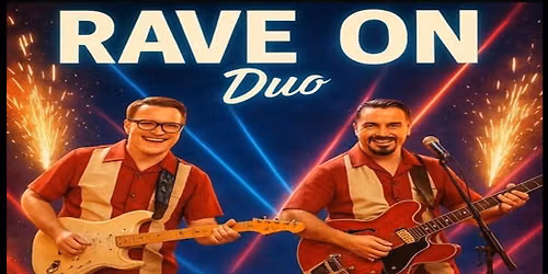 RAVE ON DUO @ EAGLE ROCKS DANCE CLUB SOCIAL $5.00 