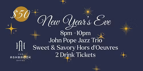 New Year's Eve at The Ashbrook Hotel & Restaurant  