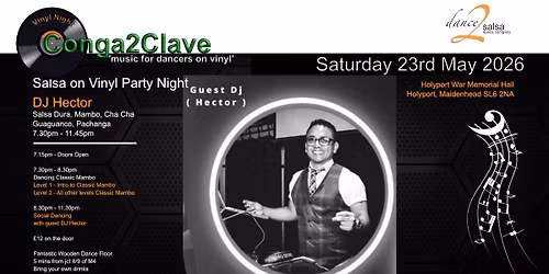 Conga2Clave Vinyl Night with Guest DJ Hector - Classes in Classic Mambo