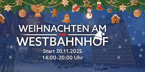Weihnachten am Westbahnhof 2025
