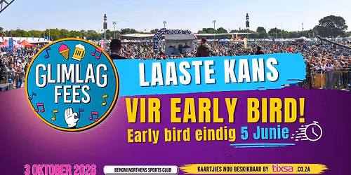 GLIMLAG FEES - 3 Oktober 2026