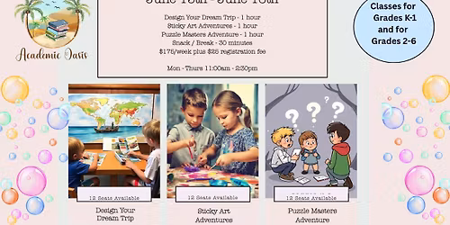 Academic Oasis K-6 Summer Programs