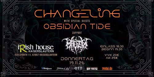 Changeling - Obsidian Tide - MAGEFA - the progressive Metal Tour
