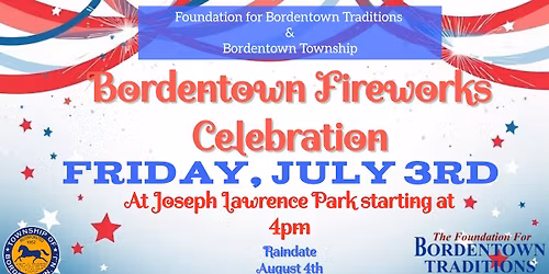 Bordentown Fireworks Celebration