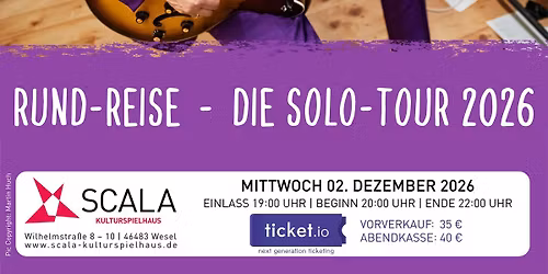 STOPPOK RUND-Reise \u2013 die SOLO-Tour 2026