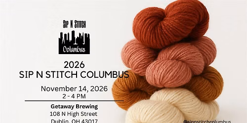 November Sip N Stitch Columbus