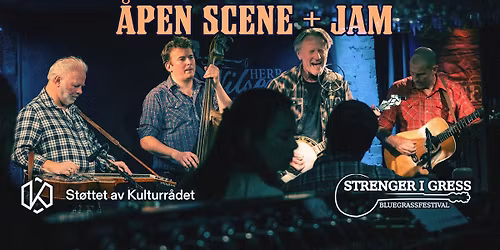 Bluegrassaften: \u00c5pen Scene + Jam!\ud83e\ude95\ud83c\udfb6