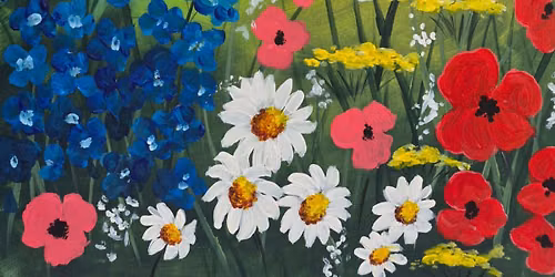 Join Brush Party to paint 'Dancing Delphiniums' in Caversham