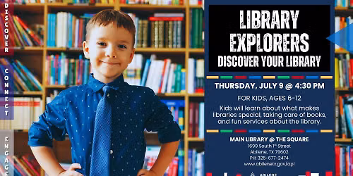 Library Explorers: Discover Your Library (Main Library)