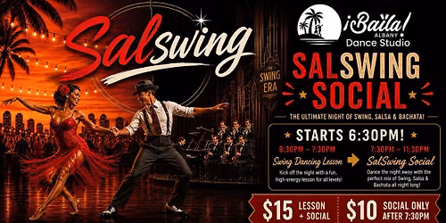 SalSwing Social Thursdays | Swing \u2022 Salsa \u2022 Bachata