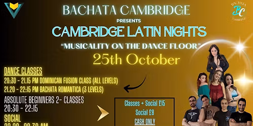 Cambridge Latin Nights - October Party