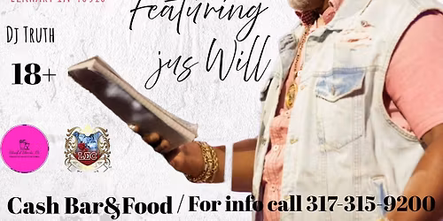 Poetry & Paint Featuring (Poet,Comic)  jus Will 