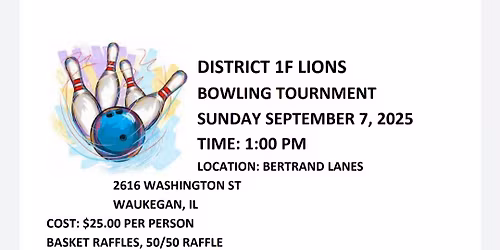 District 1F Bowling Tournament