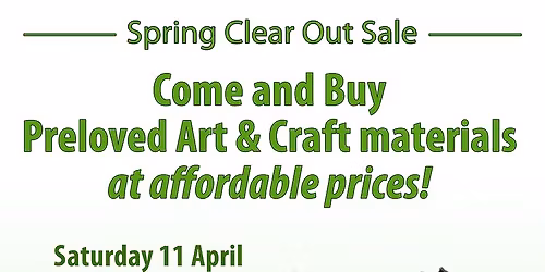 SPRING CLEAR OUT SALE