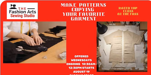 Make a pattern copy your favorite garment!