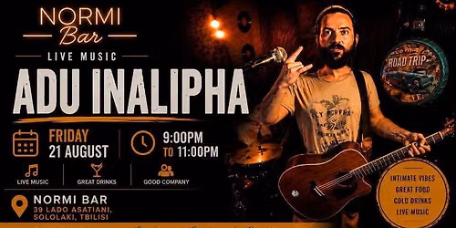 Live Music at Normi: Adu Inalipha 