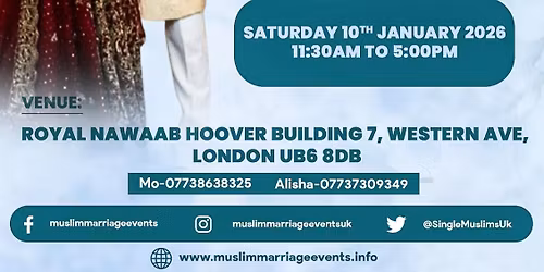 Muslim Marriage Events London - Bengali Event