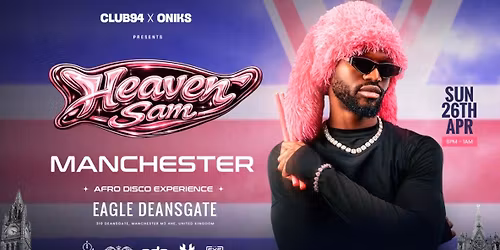 HEAVEN SAM LIVE - MANCHESTER 