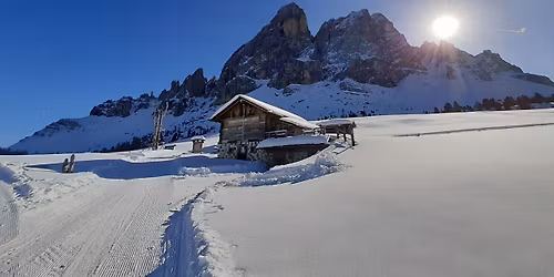 WEEKEND SULLA NEVE AI PIEDI DEL P\u00dcTIA, IL BALUARDO PI\u00d9 SETTENTRIONALE DELLE DOLOMITI