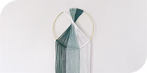 Macram\u00e9 Ring Wall Hanging Workshop