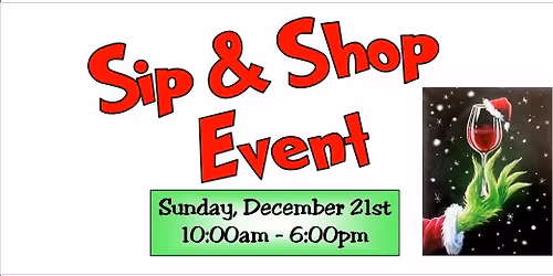 Christmas Sip & Shop Event at Antiques & Uniques in Ozona