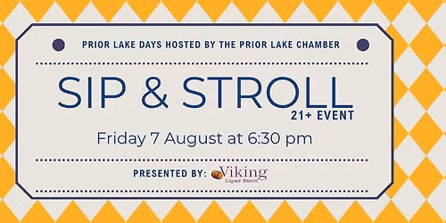 Prior Lake Days Sip & Stroll