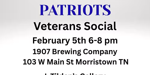 Pints with Patriots Veterans Social