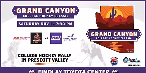 Grand Canyon University vs AZ State University-ACHA College Hockey