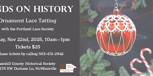 Hands on History: Ornament Lace Tatting